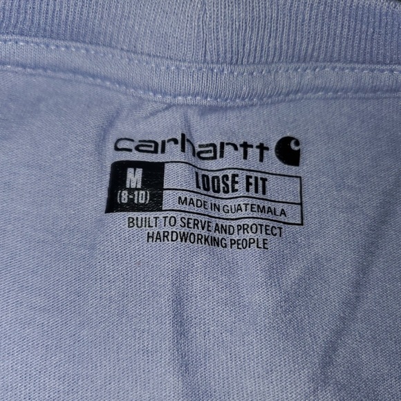 Carhartt Women’s Long Sleeve Workwear Logo Shirt Size M 8-10 - Picture 3 of 4